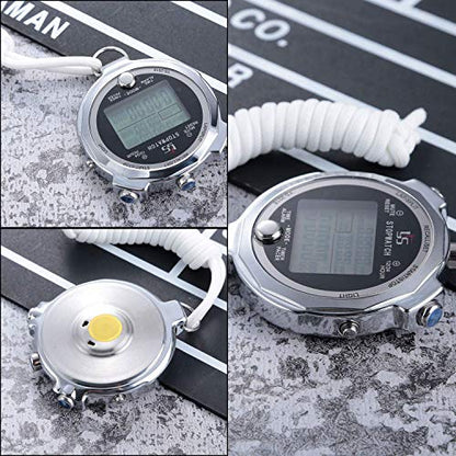 LAOPAO Melt Stopwatch, Clock Daily Rainproof Digital Timer for Sports Match,Competition,Coach,Referee,Training,Timing - color: Ys-2018
