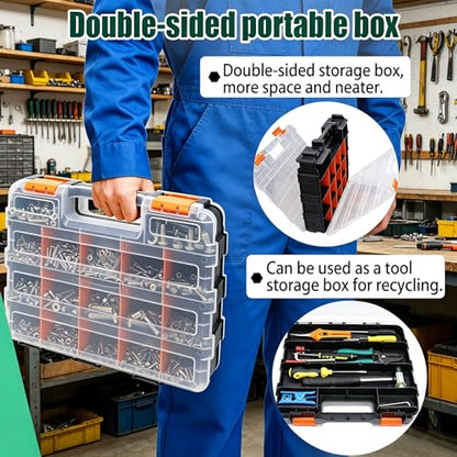 Twidec/2002PCS 304 SS Nuts And Bolts Assortment Kit And Self TappingScrew - color: Silver SS 2002PCS#4#6#8#10#1/4#3/8#5/16M3M4M5M6M8