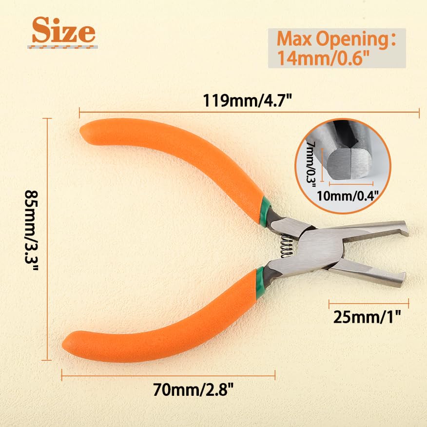 5-Inch Transverse End Cutter SMT/SMD Chip Side Cutting Pliers Front Angle Nipper With Extra Long Flat Nose Tip 90 Degree Blade Precision Plastic Model - style: 5"