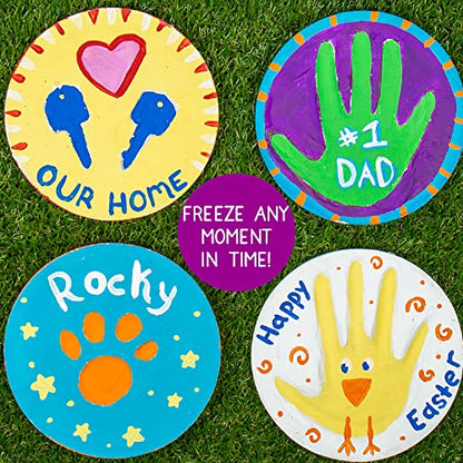 Creative Roots Paint Your Own Stepping Stone Kit, Handprint - style: Handprint