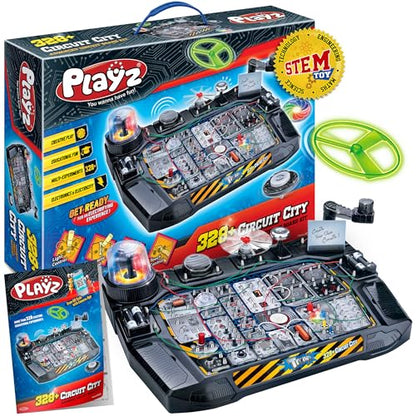 Playz Advanced Circuit Board for Kids, Science Kits for Kids Age 8-12 - size: 328+ Experiments