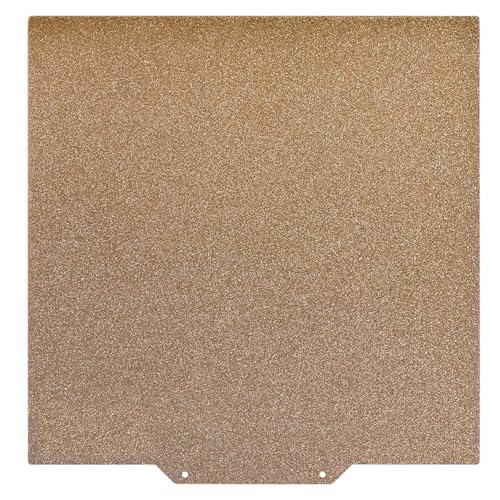 HzdaDeve PEI Sheet 230X230mm Flexible Spring Steel Build Plate Double Sided Textured Bed for Anycubic Kobra 2/Kobra 2 Neo/Kobra 2 Pro/Kobra Neo/Kobra/Kobra/Artillery Genius 3D Printer (Gold) - color: Gold, size: Kobra 2