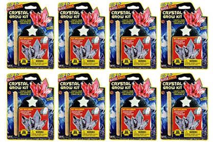 JA-RU Kidz Science Crystal Grow Kit (8 Pack) – Crystal Growing Kit 5423-8s - size: 8 packs