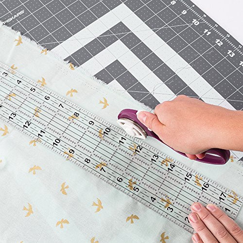 Fiskars 18" x 24" Folding Self Healing Cutting Mat for Travel and Storage - size: 18"L x 24"W