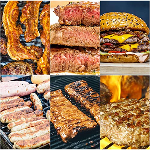 HULISEN Smashed Burger Kit, Stainless Steel Burger Press & Grill Spatula
