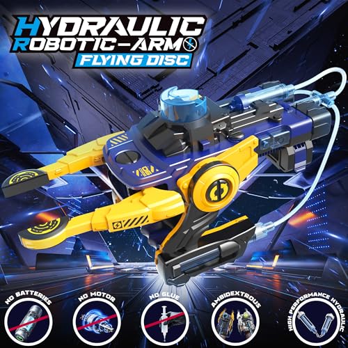 Robotic Mechanical Hand STEM Toy, DIY Engineering Kit for Kids 8+ (Yellow) - color: Yellow