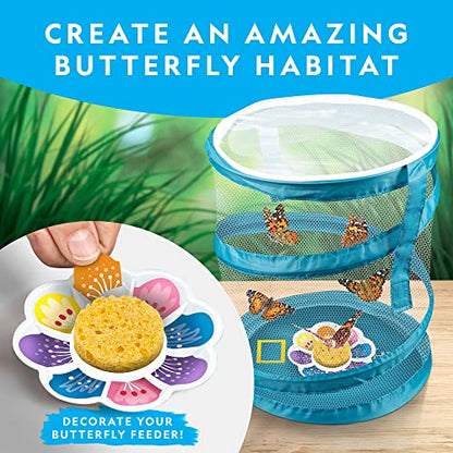 National Geographic Butterfly Growing and Bug Catcher Kit for Kids - style: Butterfly Habitat & Bug Catcher Kit