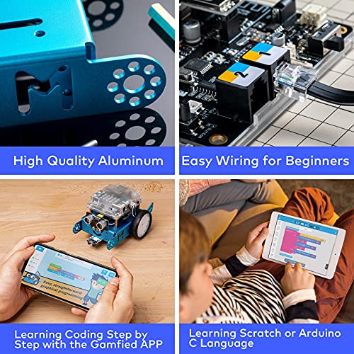 Makeblock Bundle of mBot Robot Kit + Interactive Light & Sound Add-on Pack