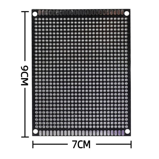 8 Pcs(7x9cm) Double Sided PCB Board Prototype Kit Soldering 4 Colour Universal Printed Circuit Board for DIY Soldering and Electronic Project - size: 8 Pcs(7x9cm)