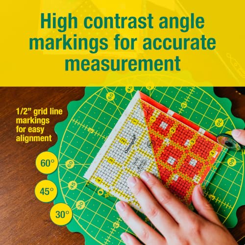 Omnigrid 360 Rotating Self-Healing Cutting Mat, 8 Inch - style: 8"