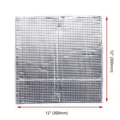 FYSETC 2pcs 3D Printer Insulation Heated Bed Lightweight Foam Foil: 12" x 12" x 0.3" CR10 Build Plate Insulation Mat Self-Adhesive Hotbed Thermal Pad for CR-10/ 10S/ Ender 3 Max Reprap Taz6-300mm