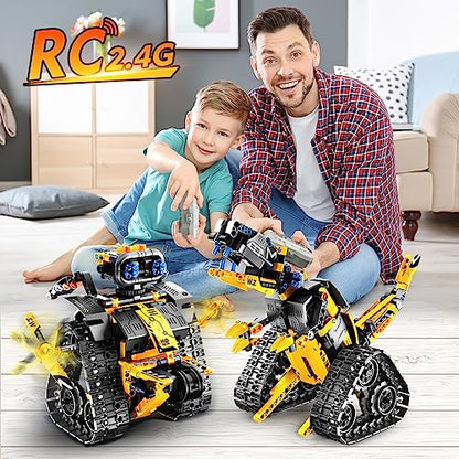 INSOON Robot Toys for Kids Building Set 5-in-1 App & Remote Control