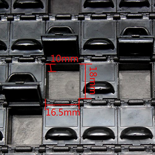 AideTek BOXALL144 ESD safe SMD resistor IC chips Organizer w/144 bins antistatics - style: BOXALLAS