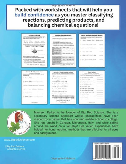 Exploring Chemical Reactions: A High School Chemistry Workbook with Answers: 300+ Practice Problems in Classifying Chemical Reactions, Predicting ... Reactions, and Balancing Chemical Equations