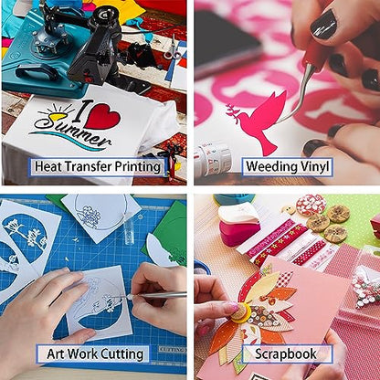 Craft Vinyl Weeding Tools Kit - DIY Art Work Cutting, Scrapbook, Lettering