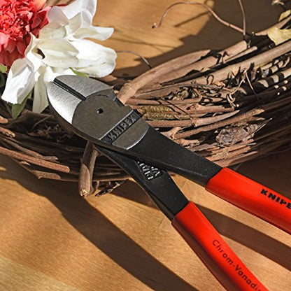 KNIPEX - 74 01 250 SBA Tools - High Leverage Diagonal Cutters (7401250SBA), 10 inches - style: 10-Inch