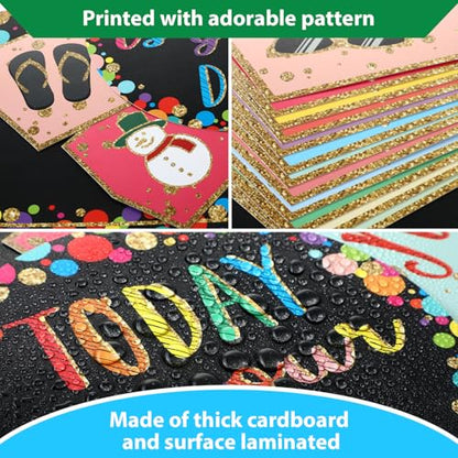 Outus 60 Pcs Happy Birthday Bulletin Board Confetti Classroom, Dark Color - color: Dark Color
