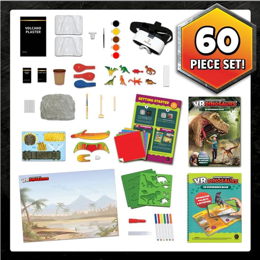 Abacus Brands Professor Maxwell's VR Dinosaurs - STEM Science Kit for Kids