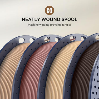 SUNLU Real Wood Fiber PLA Filament 1.75mm, 1KG (2.2LBS), Maple Wood - color: A-woodpla-1kg-maplewood
