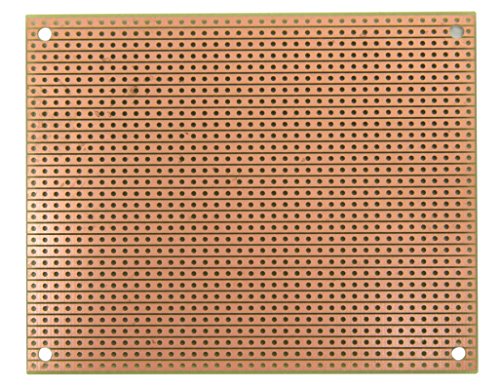 ST2 (Two-Pack) StripBoard, Uncut Strips, 1 Sided PCB, Size 2 = 100 x 80mm (3.94 x 3.15in)