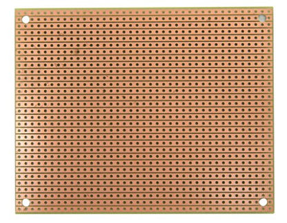 ST2 (Two-Pack) StripBoard, Uncut Strips, 1 Sided PCB, Size 2 = 100 x 80mm (3.94 x 3.15in)