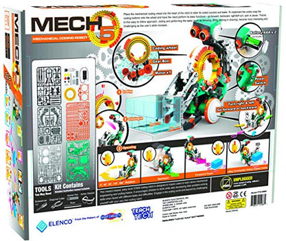 TEACH TECH Mech-5 STEM Coding Robot Building Kit for Kids Ages 10+