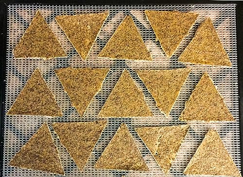 Triangle Chip Silicone Sheet Mold Compatible With Cosori Dehydrator Bright Kitchen Re-Usable Non-Stick Mat - size: Triangle Chips Sheet