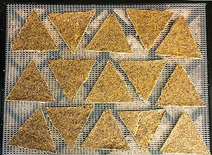 Triangle Chip Silicone Sheet Mold Compatible With Cosori Dehydrator Bright Kitchen Re-Usable Non-Stick Mat - size: Triangle Chips Sheet