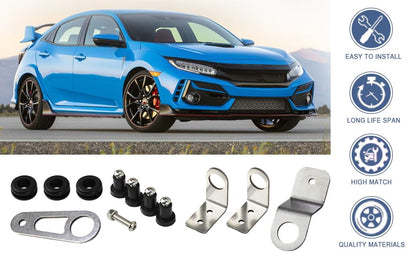 Bolt on Radiator Bracket Kit Compatible with Honda Civic EG/EK 1992-2000
