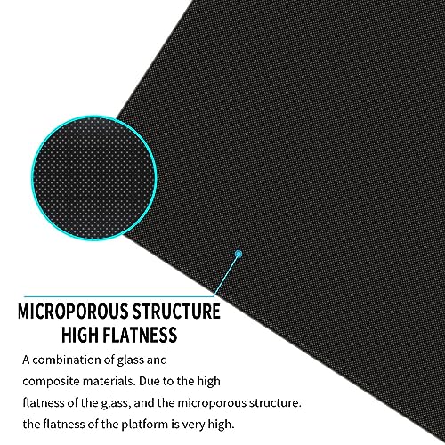 Compatible Glass Build Plate, 250x250x4mm, High Adhesion, Inorganic Coating, Easy Demoulding, Excellent Flatness, for 3D Printer