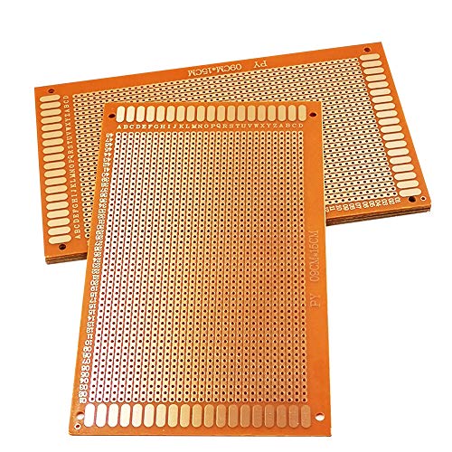 YUNGUI 9 X 15CM DIY Prototyping Stripboard,Solder Prototype PCB Circuit Board For Electronic Project Experiment - size: bakelite stripboard