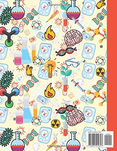 MY SCIENCE NOTEBOOK Journal & Composition book: - Composition Size (8.5"x 11") With Half Blank Half Lined Pages, Perfect for Journal, Homework, and Notes "contains page numbers "