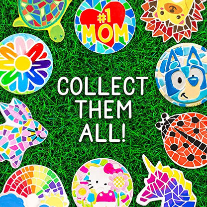 Creative Roots Mosaic Turtle DIY Stepping Stone Kit, Includes Ceramic Stone & 6 Vibrant Paints for Kids Ages 8+ - style: Turtle