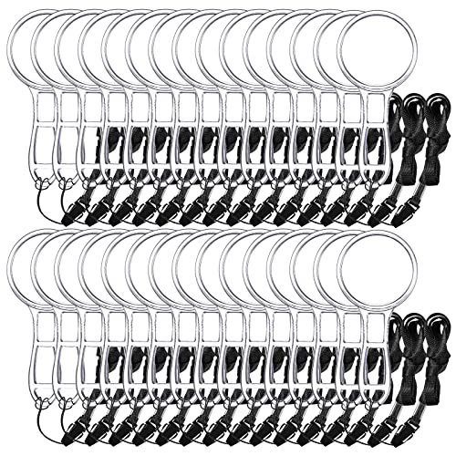Xinnun 30 Pack Magnifying Glass Bulk Mini Handheld Magnifying Glass Bulk Small Reading Magnifier Acrylic Hand Lens for Outdoor Explorer Science Observation Seniors Reading