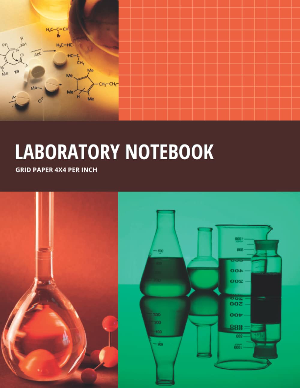 laboratory Notebook for College Students: Science, Chemistry, Biology, Math, Graduate Student Researchers, Primary Record and Lecture Purposes 109 Pages 8.5 x 11
