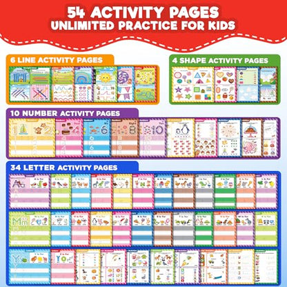 Doctor Jupiter Preschool Tracing Books for Kids Ages 3-5 - style: Preschool Tracing: 3+