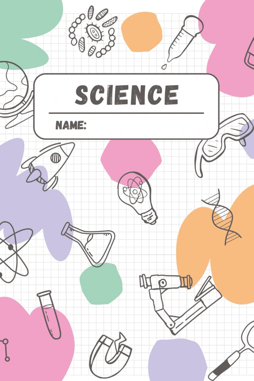 110-Page Science Notebook for Experiments, Graphs, and Genius