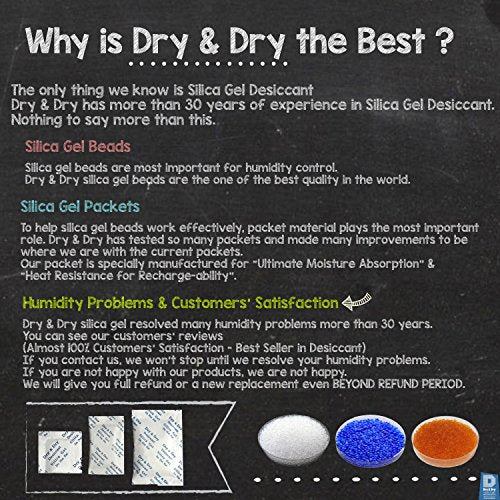 Dry & Dry [7 LBS] Blue & White Mixed Silica Gel Beads(Industry Standard) Silica - Rechargeable Silica Beads, Silica Gel, Desiccant Beads, Moisture Absorbers - color: Blue Mixed, size: 7 lbs