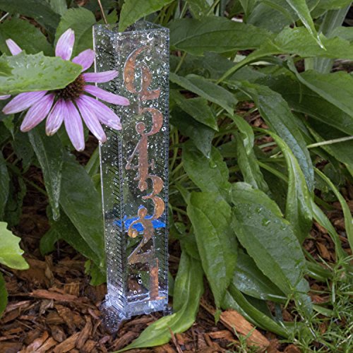 La Crosse 705-110 Easy Read 6-Inch Patina Rain Gauge, Clear