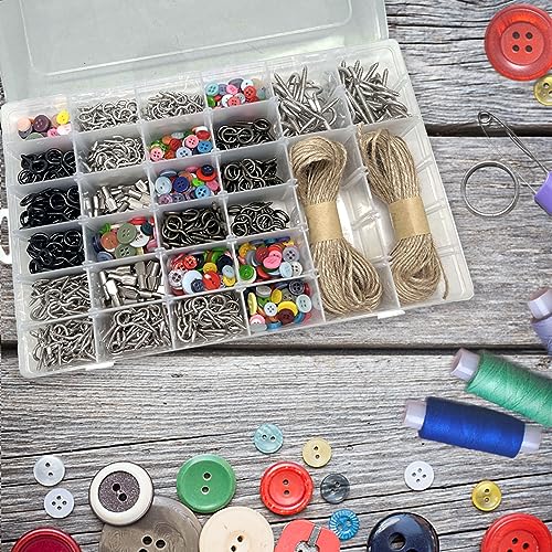 Goiio 8 Pack Plastic Organizer Container Box