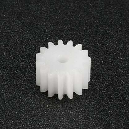 uxcell 10pcs Plastic Gears 16 Teeth Model 162A Reduction Worm Gear