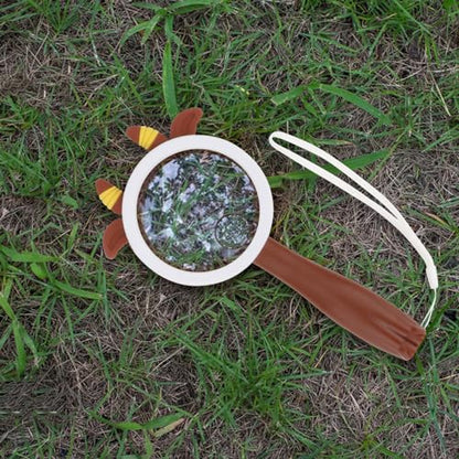Rongon 10X Kids Magnifying Glass Handheld Magnifier (Mavericks Style) - color: Mavericks Style 1pcs
