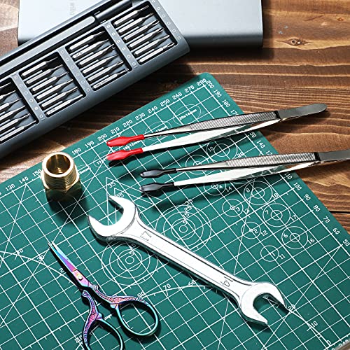 Lasnten 2 Pcs Rubber Tipped Tweezers Forceps Silicone Coated Soft Tweezers