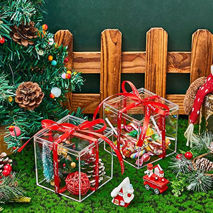 8 Pcs Clear Acrylic Box with Lid, 4.72 x 4.72 x 4.72 Inch, Classic Style - size: 4.72 x 4.72 x 4.72 Inch, style: Classic style