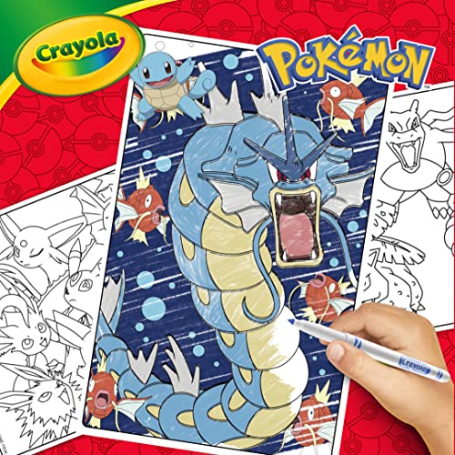 Crayola Pokémon Imagination Art Set (115pcs), Kids Art Kit, Coloring Supplies, Pokemon Toys, Pokemon Gift for Boys & Girls, Ages 5+ - style: Pokémon