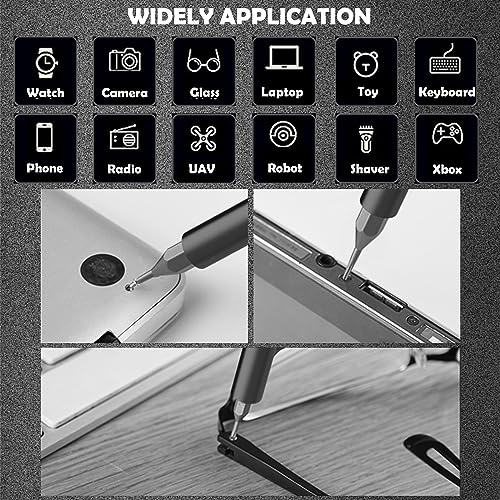 Precision Screwdriver Set, 27 in 1 Small Screwdriver Set Magnetic, Mini S2 Steel Bits with Tweezers, Magnetic Mini Repair Tool Kit for Laptop, Phone, PC, Glasses, Watch, Electronic