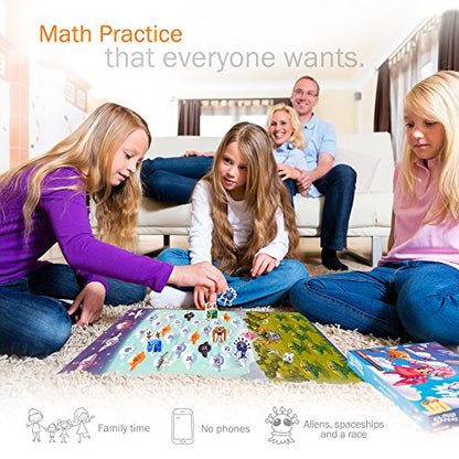 Pet Me & Cloud Hoppers Math Combo Pack - Multiplication, Division, Addition, and Subtraction Games for Kids Ages 5-10 | STEM Learning Toys for Homeschool, Classroom, or Family Game Night - style: Subtraction + Divison