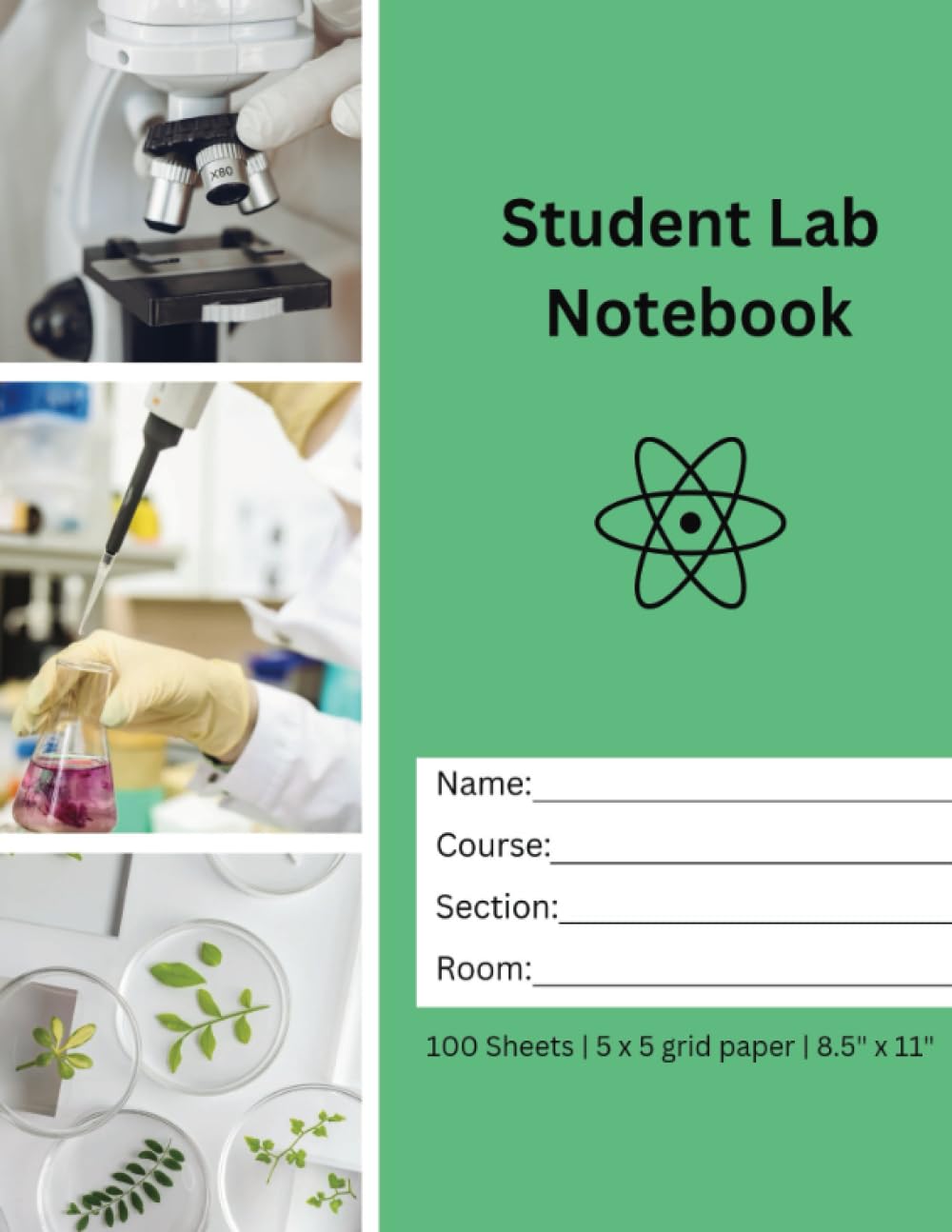 Student Lab Notebook: for Course Work and Research Projects & Experiments
