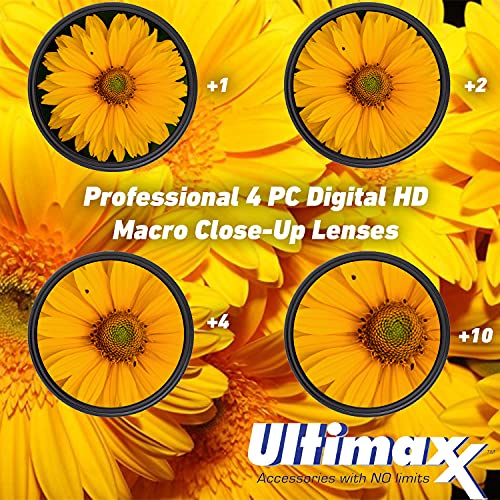 Ultimaxx 420-800mm (w/Converter 840-1600mm) f/8.3-16 Manual Telephoto T-Mount Lens Kit for EOS Rebel T5i, T6, T7, T6i, T6s, T7i, T8i, SL2, SL3, 60D, 70D, 77D, 80D, 90D, 5D Mark IV, 7D Mark II & More