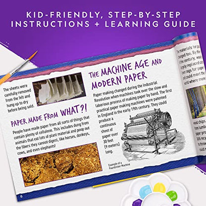 National Geographic Paper Making Arts and Crafts Activity Kit for Kids